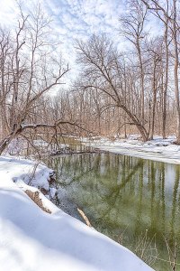 River Thaw in March
